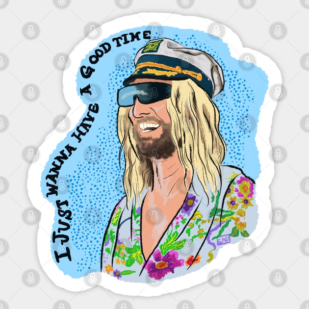 Beach Bum Sticker by TheEND42